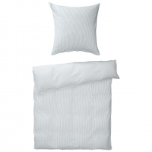 Seersucker-Bettwäsche Stinne (135x200, weiß-grau) 18.75 €