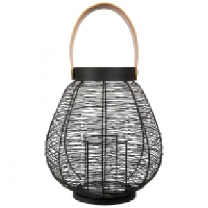 Laterne HUBERTUS (schwarz, Ø 21,5 cm) 10.00 €