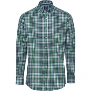 Karstadt  Dunmore Karohemd, Button-Down, Modern Fit, für Herren