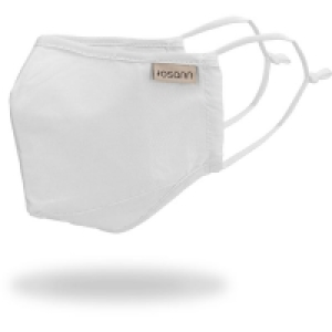 Mund-und-Nasenmaske Erwachsenen uni weiß inkl. Filter 6.99 €