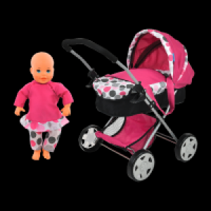 Aldi Nord  Hauck Puppenwagen Diana mit Puppe
