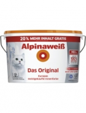 Wandfarbe »Das Original«, Alpinaweiß, matt