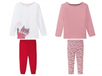 Lidl  LUPILU® Kleinkinder Pyjama Mädchen, mit Print