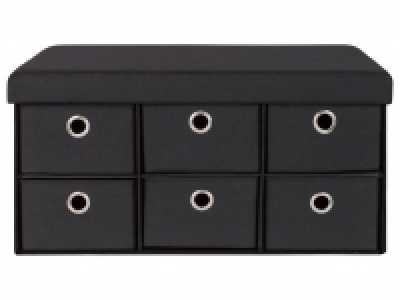Lidl  LIVARNO LIVING® Sitzbank, faltbar, mit 6 Fächern