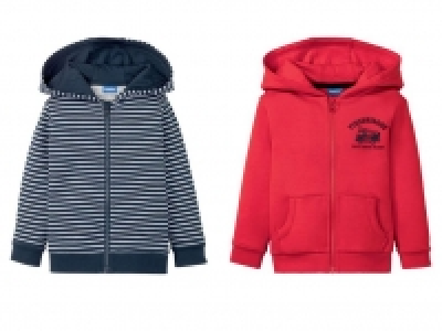 Lidl  LUPILU® Kleinkinder Sweatjacke Jungen, mit Kapuze