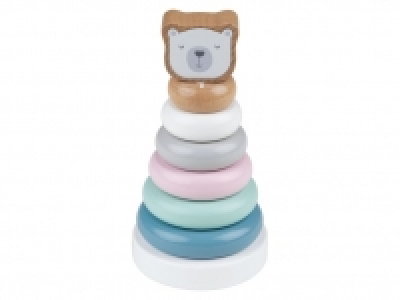Lidl  PLAYTIVE® Stapelspielzeug Bär, mit 6 Ringen