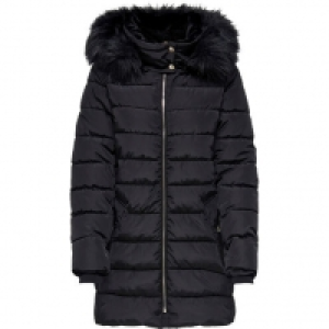 Only Steppmantel, Kapuze mit abnehmbarem Kunstfellbesatz, für Damen 64.99 €