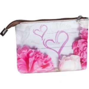 Karstadt  Adagio Damen Kulturtasche, Pfingstrosen