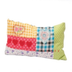 Aumüller Patchwork Schmusekissen mit Baldrian XL 5.84 €