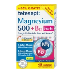 Tetesept Magnesium 500 + B12 Forte Tabletten