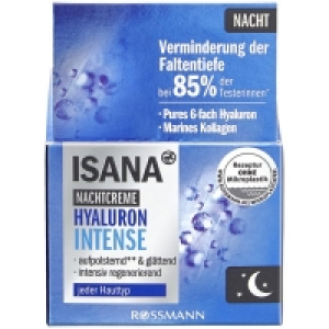 Rossmann Isana Nachtcreme Hyaluron Intense