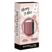 Rossmann Maybelline New York X-Mas Set Super Stay Matte Nr. 140 + Color Sensational Shaping Lip Lin