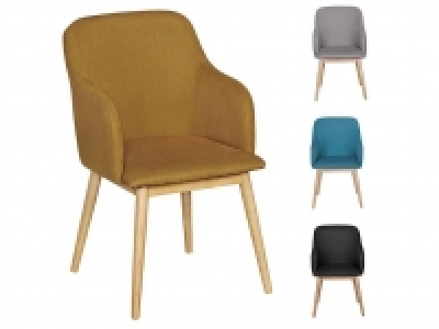 Wohnling Esszimmerstuhl »Skandi«, hohe Armlehnen, Retro-Design, mit Ho 69.99 €