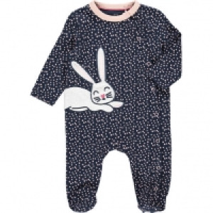 Karstadt  MANGUUN Schlaf-Overall, Hasen-Applikation, für Baby Mädchen