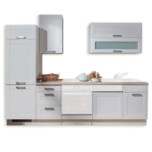 Küchenleerblock - Lacklaminat weiß - Asteiche - 270 cm 499.00 €