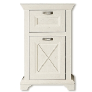 Garderobenkommode - Pinie weiß - 73 cm breit 193.00 €