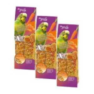 Fressnapf Jr Farm JR Farm BIRDYs Wellensittich Sparpaket 3x2Stück Honig-Austernschale-K