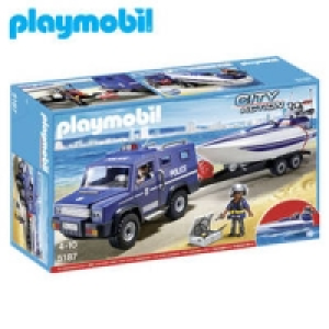 Polizei-Truck mit Speedboot und Unterwassermotor 24.95&nbsp;&euro;