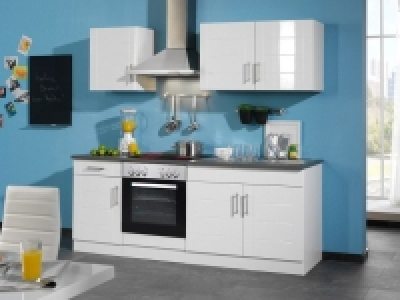 Lidl  HELD Küchenzeile »Nevada«, B 210 cm, mit Elektrogeräten, aus MDF, 28 m