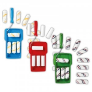 Lackier-, Lasur- oder Dispersionsroller-Set 14tlg. 3.99 €