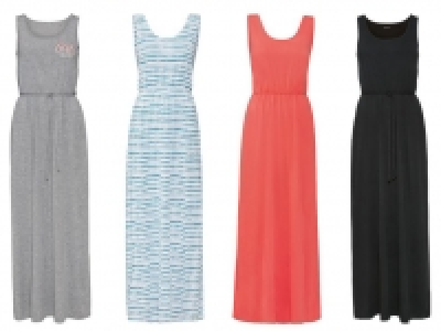 ESMARA® Maxikleid Damen, mit Gummizug, Seitenschlitze, mit Viskose 5.99 €
