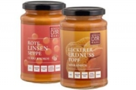 Denns WÜnsch Dir Mahl Vegane Suppe oder Eintopf, verschiedene Sorten