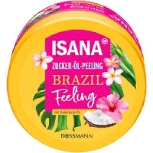 Rossmann Isana Zucker-Öl Peeling Brazil Feeling