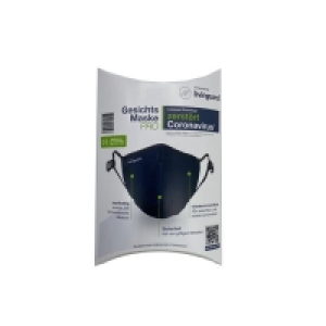 Gesichtsmaske Pro mit Livinguard-Technologie, blau, Gr. M