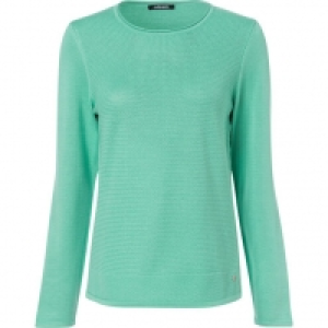 Karstadt  Olsen Struktur-Pullover, Rollsaumkante, für Damen