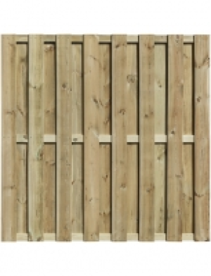 Bohlenzaun »Lolland«, Fichtenholz/Kiefernholz, LxH: 180 x 180 cm