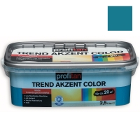 Roller  profitan Wandfarbe Trend Akzent Color - ozean matt - 2,5 Liter