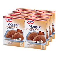 Netto  Dr. Oetker Mousse au Chocolat für 250 ml Milch, 8er Pack