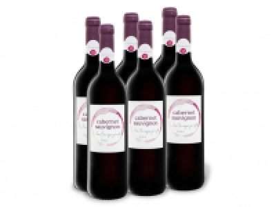 Lidl  6 x 0,75-l-Flasche Cabernet Sauvignon Barrique Pfalz QbA trocken