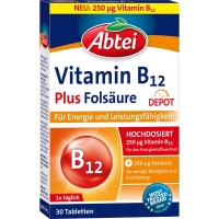 Rossmann Abtei Vitamin B12 Plus Fölsäure Tabletten