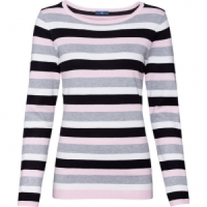 K|town Pullover Norbert, geringelt, Rundhalsausschnitt, für Damen