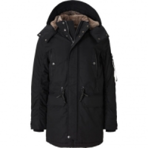 Karstadt  Tom Tailor Parka, Kunstfell-Besatz, Kapuze, für Herren