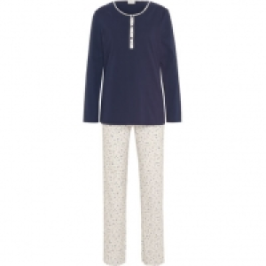 Desirée Pyjama Ramona, floral, Henley-Ausschnitt, für Damen