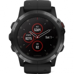 Karstadt  Garmin Herren Smartwatch fenix® 5X Plus Sapphire Schwarz 010-01987-03