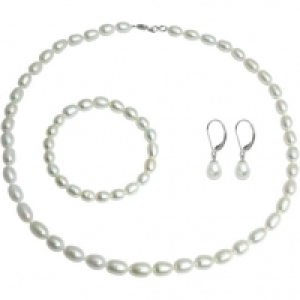 Vandenberg Damen Schmuck Set aus Collier, Armband und Ohrhängern, 925e