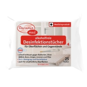 Aldi Süd  Daramin med Desinfektionstücher