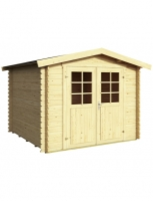 Blockbohlenhaus »Dänemark«, BxT: 271 x 260 cm, Satteldach 799.00 €