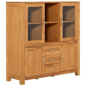 Dänisches Bettenlager  Highboard ROYAL OAK HAGE (4 Türen, 3 Schubladen)