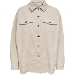 Only Cordjacke, Oversize, Knopfleiste, uni, für Damen