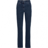 Karstadt  Zerres Jeans, Regular Fit, Comfort-Taille, Strass-Besatz, unifarben
