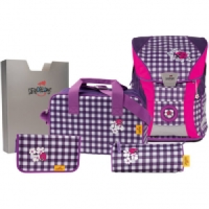 Karstadt  DerDieDas Schulranzen-Set ErgoFlex Vario Violetta, 5-teilig