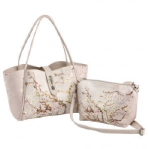 Goebel Handtasche Vincent van Gogh - Mandelbaum silber