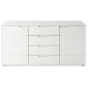 Sideboard - weiß Hochglanz - mit Ãœbertiefe 279.00 €