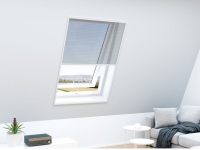 Lidl  Insektenschutz, für Dachfenster, Plisseeausführung, 110 x 160 cm, indi