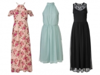 ESMARA® Kleid Damen, in Chiffon-Qualität, Nackenschlitz mit Knopf, dop 9.74 €
