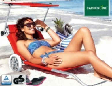 Gardenline Strand- und Transportliege